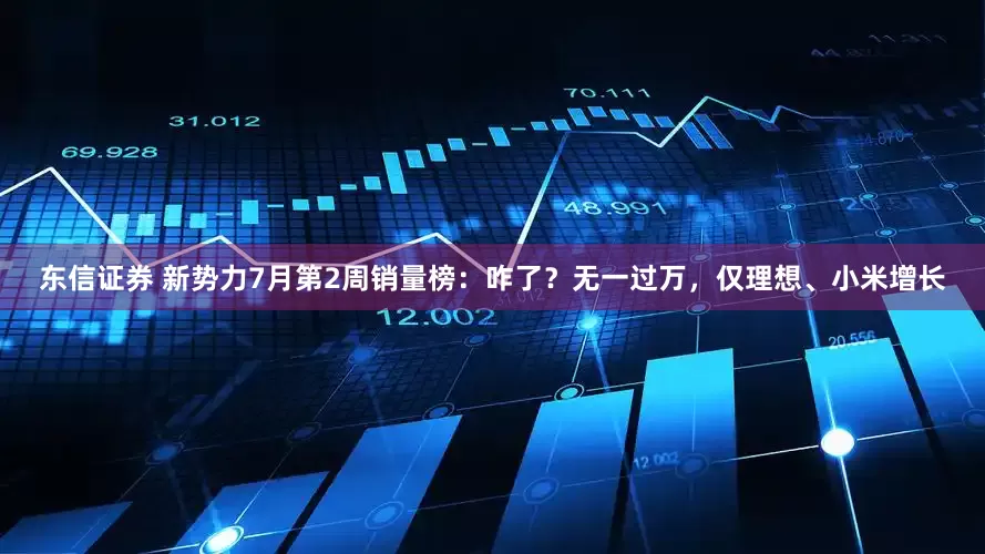 东信证券 新势力7月第2周销量榜：咋了？无一过万，仅理想、小米增长